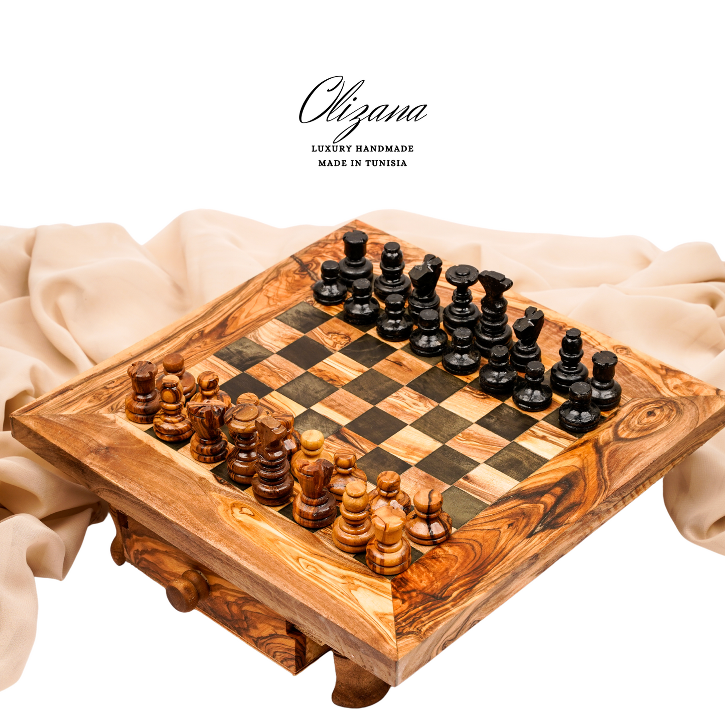 Sample Wooden Chess with storage