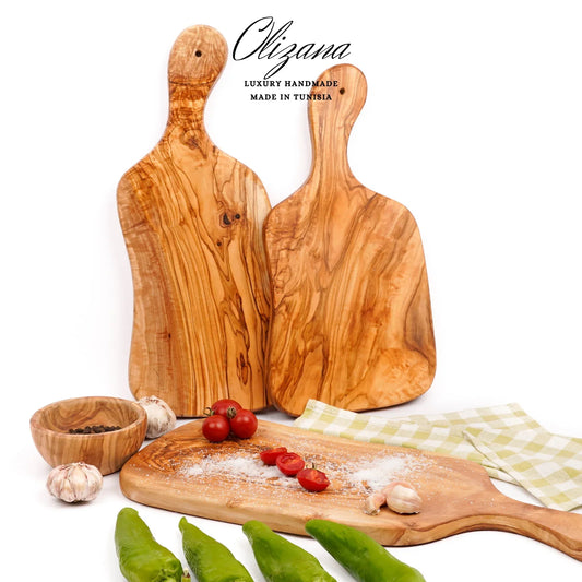 Irregular Olive Wood Cutting Boards