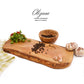 Rectangular Olive Wood Cutting Board