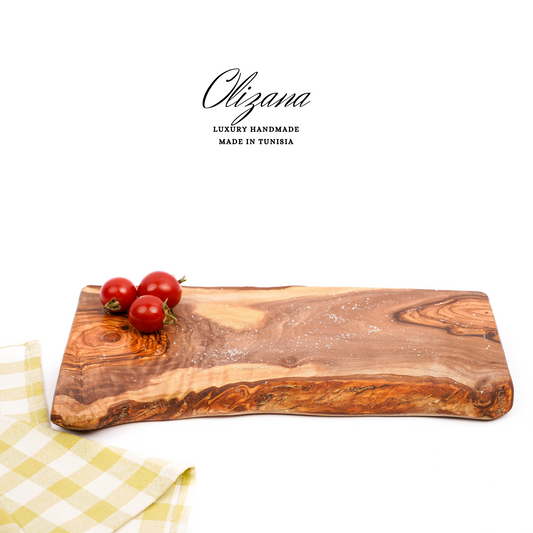 Rectangular Olive Wood Cutting Board