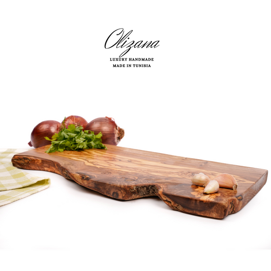 Rectangular Olive Wood Cutting Board