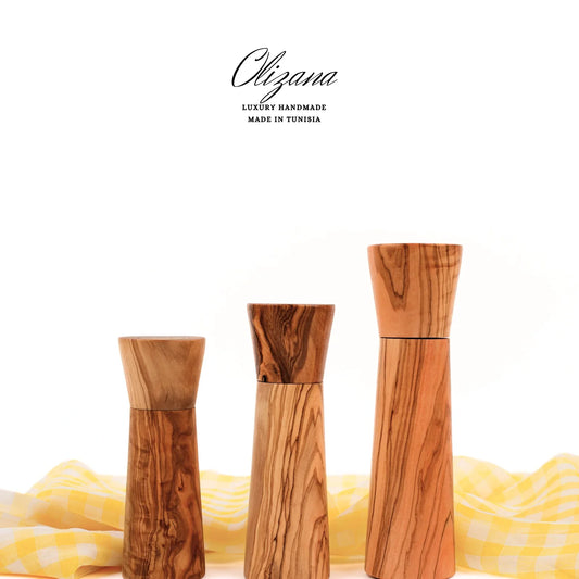 English Oak Salt And Pepper Mill Set