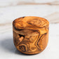 Olive Wood Spice Box with Magnetic Lid