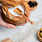 Olive Wood Spice Box with Magnetic Lid