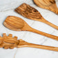 Set Of 6 Spoon Luxury Olive Wood